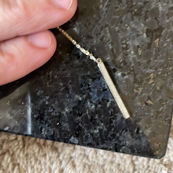 Sterling Drop Pendant Necklace - Picture 4 of 4